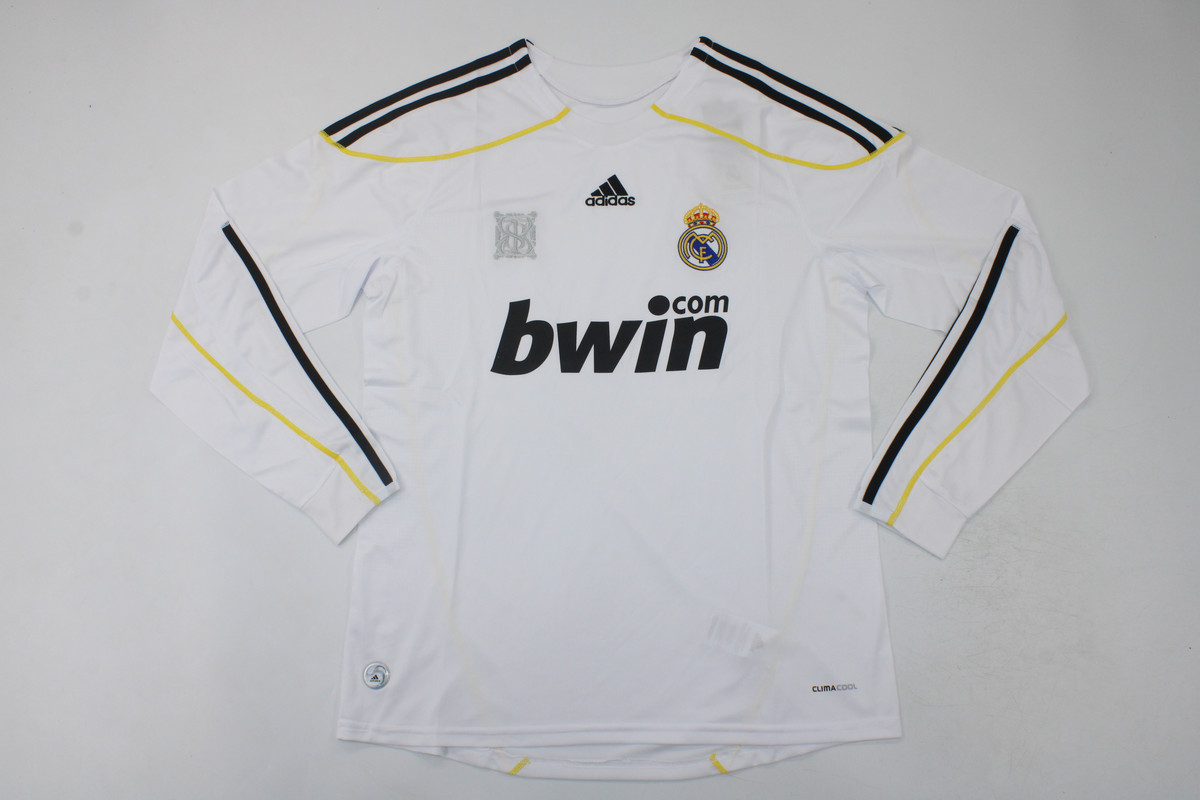 AAA Quality Real Madrid 09/10 Home Long Soccer Jersey